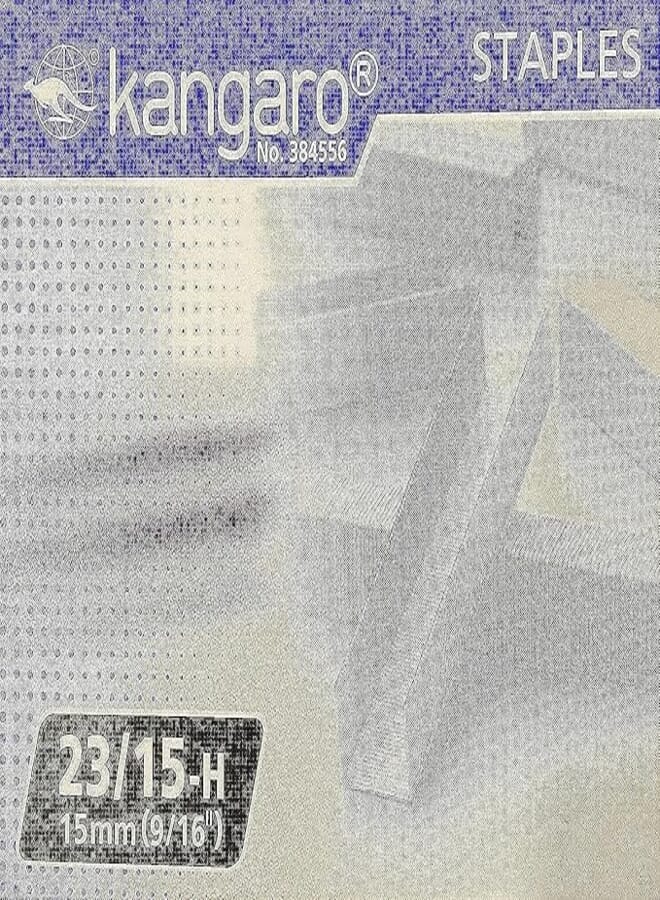 Kangaro 23/15 staples 1000 staples silver